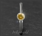 Preview: Brillant 585 Gold Ring 0,28ct, goldgelb, nat. Farbe!